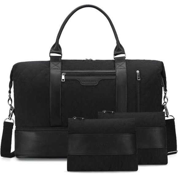 Weekender Bags For Women With Shoe Compartment Large Capacity Travel - Picture 1 of 6